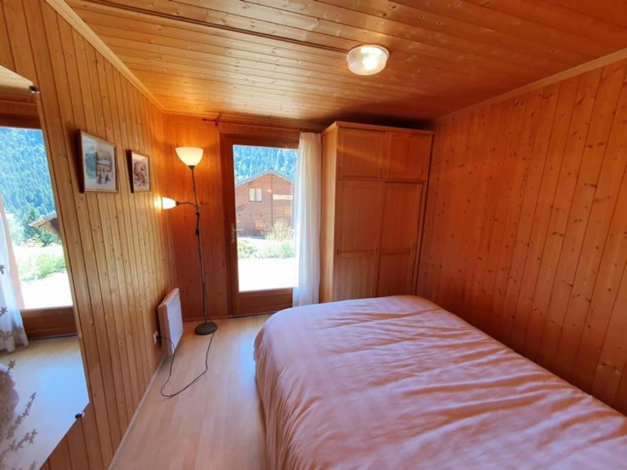 Chalet Individuel 8 Pers A Chatel Porte Du Soleil Avec Jacuzzi Exterieur Bagian luar foto