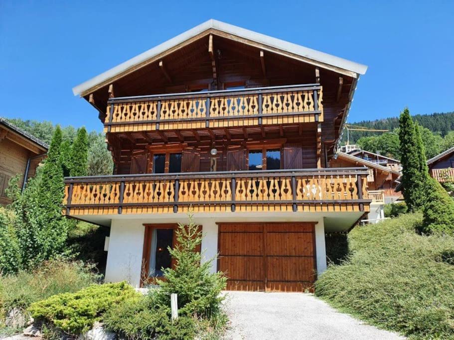 Chalet Individuel 8 Pers A Chatel Porte Du Soleil Avec Jacuzzi Exterieur Bagian luar foto