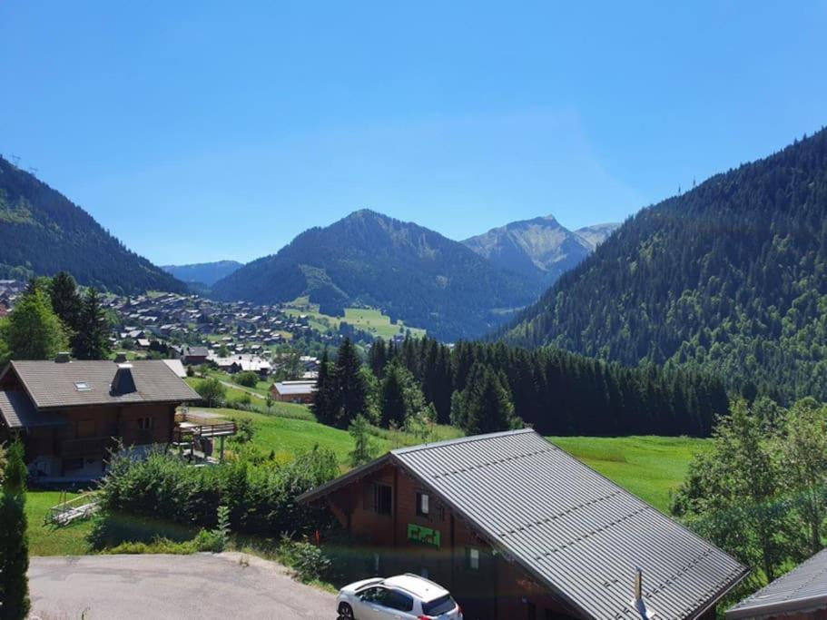 Chalet Individuel 8 Pers A Chatel Porte Du Soleil Avec Jacuzzi Exterieur Bagian luar foto