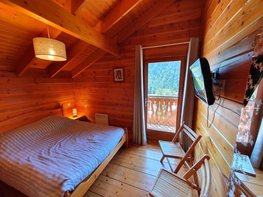 Chalet Individuel 8 Pers A Chatel Porte Du Soleil Avec Jacuzzi Exterieur Bagian luar foto